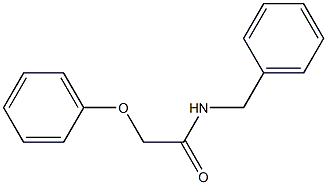 N-benzyl-2-phenoxyacetamide 구조식 이미지