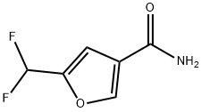 3-Furancarboxamide,5-(difluoromethyl)-(9CI) Structure