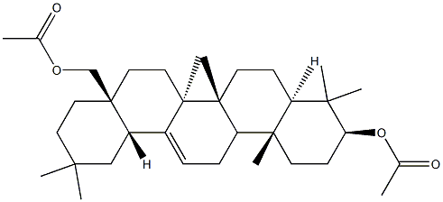 Olean-12-ene-3β,28-diol diacetate Structure