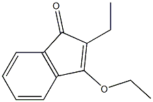 1H-Inden-1-one,3-ethoxy-2-ethyl-(9CI) 구조식 이미지