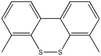Dibenzoc,e1,2dithiin, 4,7-dimethyl- Structure