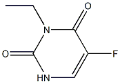 2,4(1H,3H)-Pyrimidinedione,3-ethyl-5-fluoro-(9CI) 구조식 이미지