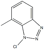 1H-벤조트리아졸,C-클로로-C-메틸- 구조식 이미지
