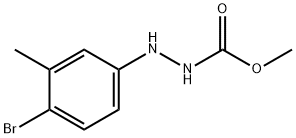 Methyl 2-(4-Bromo-3-Methylphenyl)Hydrazinecarboxylate(WXC01316) 구조식 이미지