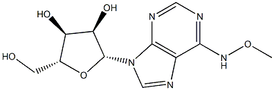 N(6)-methoxyadenosine Structure