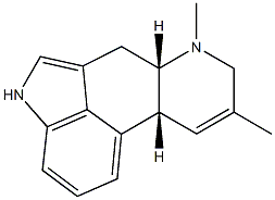 (5α)-8,9-Didehydro-6,8-dimethylergoline Structure
