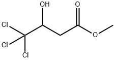 METHYL 3-HYDROXY-4,4,4-TRICHLOROBUTYRATE) Structure