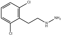 [2-(2,6-Dichloro-phenyl)-ethyl]-hydrazine 구조식 이미지