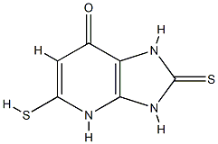 1H-Imidazo[4,5-b]pyridine-2,5(3H,4H)-dithione,7-hydroxy-(9CI) Structure