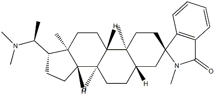 (1R,20'S)-20'-Dimethylamino-2-methylspiro[1H-isoindole-1,3'-[5α]pregnan]-3(2H)-one Structure