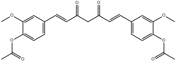 curcumin 4,4'-diacetate Structure