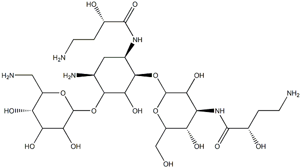 1,3"-Di-HABA카나마이신A 구조식 이미지