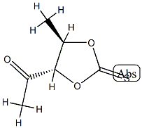 D-트레오-2-펜툴로스,1,5-디데옥시-,사이클릭3,4-카르보노티오에이트(9CI) 구조식 이미지