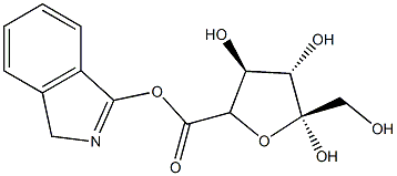 1H-Indol-3-yl β-D-ribo-3-hexosulopyranoside Structure