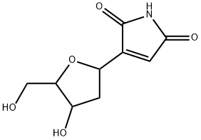 1H-Pyrrole-2,5-dione, 3-(2-deoxypentofuranosyl)- (9CI) Structure