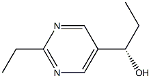 5-피리미딘메탄올,-알파-,2-디에틸-,(S)-(9CI) 구조식 이미지