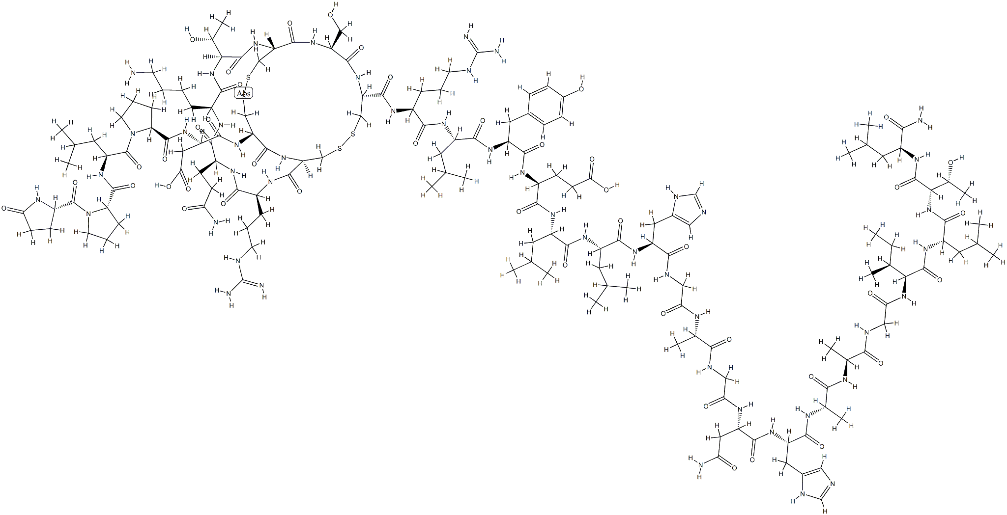 Orexin A  구조식 이미지