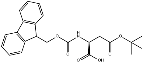 (9H-Fluoren-9-yl)MethOxy]Carbonyl DL-Asp(OtBu)-OH Structure