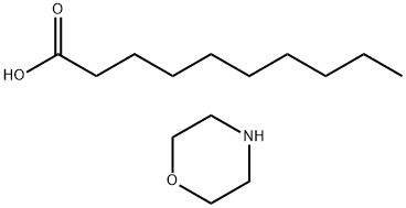 decanoic acid, compound with morpholine (1:1) 구조식 이미지