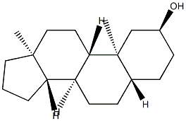 5α-Androstan-2α-ol Structure