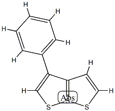 3-Phenyl[1,2]dithiolo[1,5-b][1,2]dithiole-7-SIV 구조식 이미지