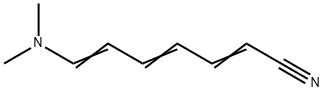 2,4,6-헵타트리엔니트릴,7-(디메틸아미노)-(9CI) 구조식 이미지