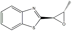 Benzothiazole, 2-[(2R,3S)-3-methyloxiranyl]-, rel-(-)- (9CI) Structure