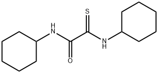1-(Cyclohexylthiocarbamoyl)-N-cyclohexylformamide Structure