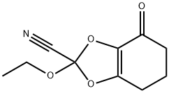 1,3-Benzodioxole-2-carbonitrile,2-ethoxy-4,5,6,7-tetrahydro-4-oxo-(9CI) 구조식 이미지