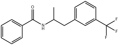 N-[α-Methyl-m-(trifluoromethyl)phenethyl]benzamide Structure