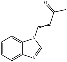 3-Buten-2-one,4-(1H-benzimidazol-1-yl)-(9CI) 구조식 이미지