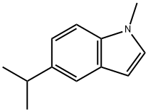 1H-Indole,1-methyl-5-(1-methylethyl)-(9CI) 구조식 이미지