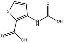 2-티오펜카르복실산,3-(카르복시아미노)-(9CI) 구조식 이미지