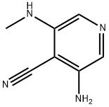 4-Pyridinecarbonitrile,3-amino-5-(methylamino)-(9CI) Structure