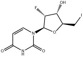 2',5'-디데옥시-2'-플루오로-5'-요오도우리딘 구조식 이미지