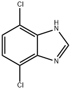 1H-벤지미다졸,4,7-디클로로-(9CI) 구조식 이미지