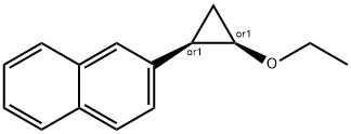나프탈렌,2-[(1R,2R)-2-에톡시사이클로프로필]-,rel-(9CI) 구조식 이미지