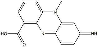 7-아미노-1-카르복실레이토-5-메틸페나진-5-이움 구조식 이미지