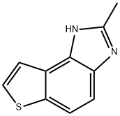 1H-Thieno[3,2-e]benzimidazole,2-methyl-(8CI) Structure