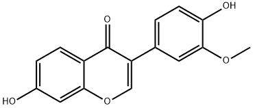 3''-METHOXYDAIDZEIN 구조식 이미지