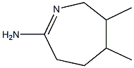 2H-Azepin-7-amine,3,4,5,6-tetrahydro-3,4-dimethyl-(9CI) 구조식 이미지