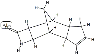 3,7-Methano-2H-indeno[5,6-b]azet-2-one,1,2a-bta-,3,3a,4,6a,7,7a-bta--octahydro-(8CI) 구조식 이미지