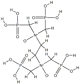 [ethylenebis[nitrilobis(methylene)]]tetrakisphosphonic acid N,N'-dioxide 구조식 이미지