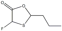 1,3-Oxathiolan-5-one,4-fluoro-2-propyl-(9CI) 구조식 이미지