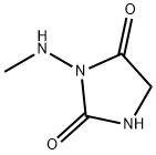 2,4-Imidazolidinedione,3-(methylamino)-(9CI) 구조식 이미지