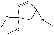 6-Azabicyclo[3.1.0]hex-2-ene,4,4-dimethoxy-6-methyl-(9CI) Structure