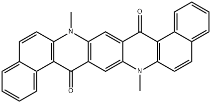 7,16-dihydro-7,16-dimethylbenzoabenzo5,6quino3,2-Iacridine-9,18-dione 구조식 이미지