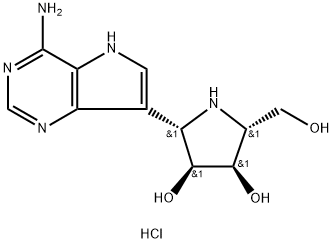 222631-44-9 3,4-Pyrrolidinediol, 2-(4-amino-5H-pyrrolo3,2-dpyrimidin-7-yl)-5-(hydroxymethyl)-, monohydrochloride, (2S,3S,4R,5R)-