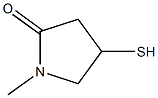 2-피롤리디논,4-메르캅토-1-메틸-(9CI) 구조식 이미지