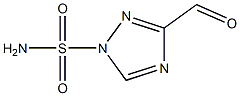 1H-1,2,4-Triazole-1-sulfonamide,3-formyl-(9CI) Structure